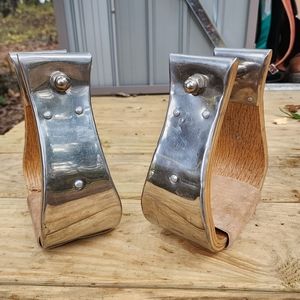 Stainless Monel Western Roper Stirrups